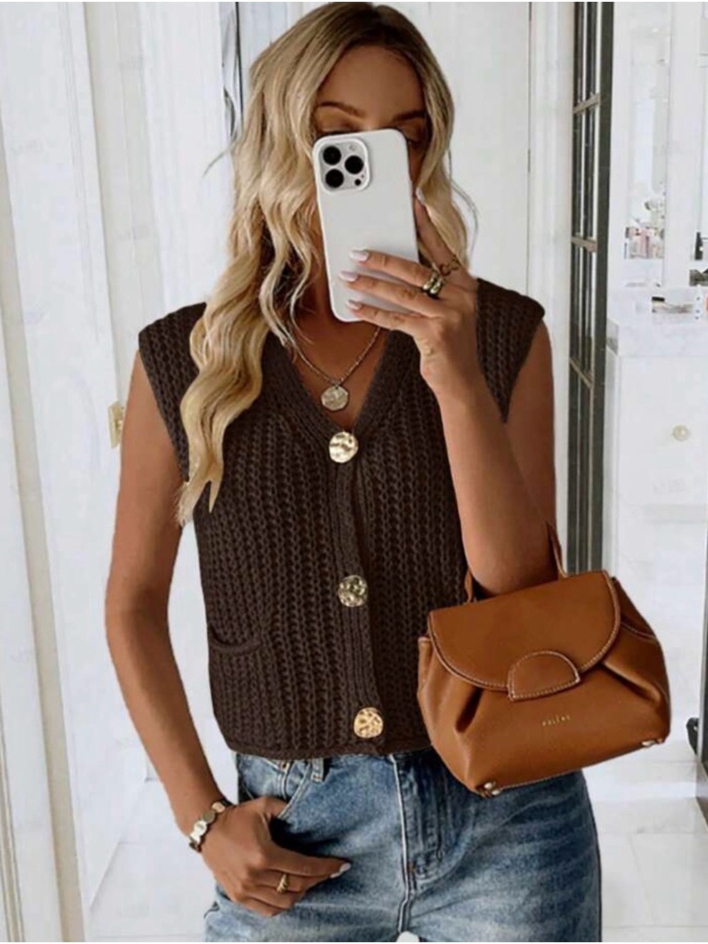 Shein // Knit Vest - Picture 2 of 2